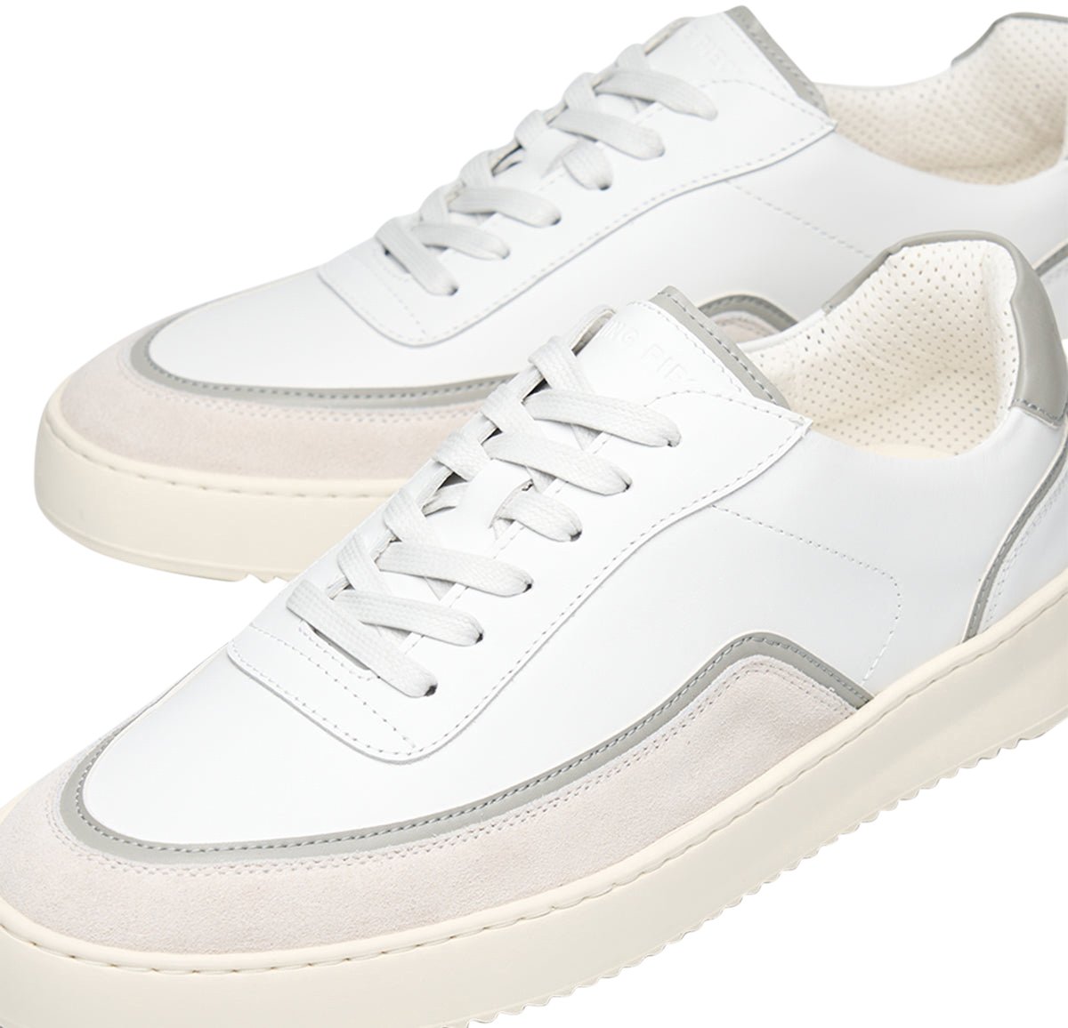 Filling Pieces Mondo Stack Nappa White / Grey Wit