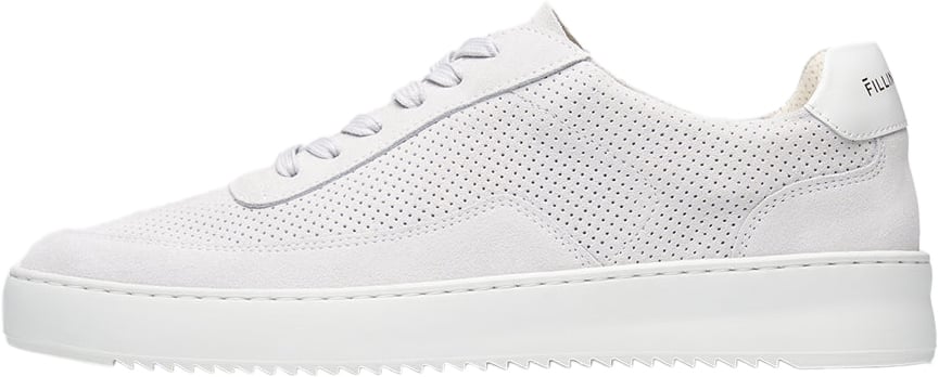 Filling Pieces Mondo Suede Perforated White Wit