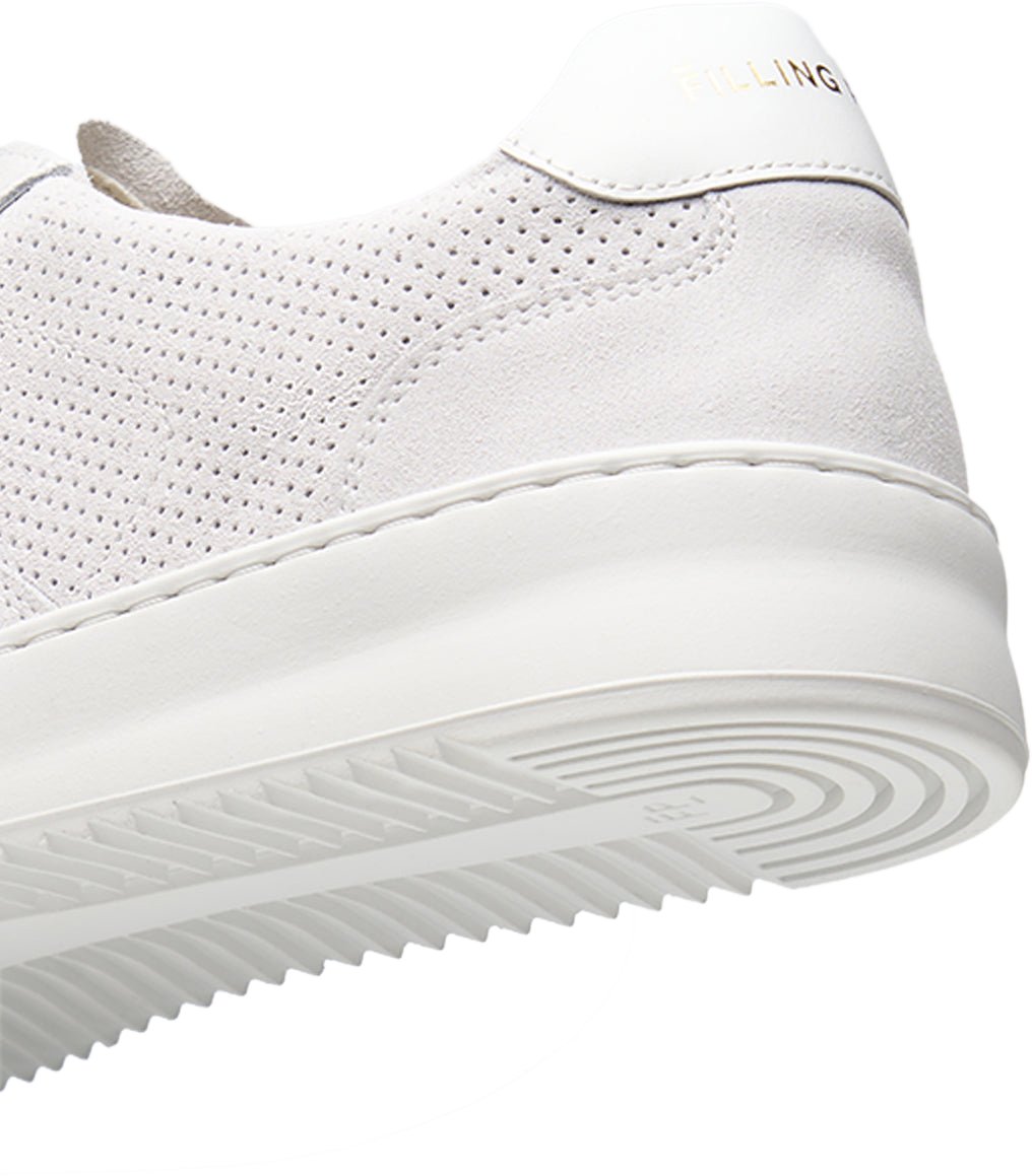Filling Pieces Mondo Suede Perforated White Wit