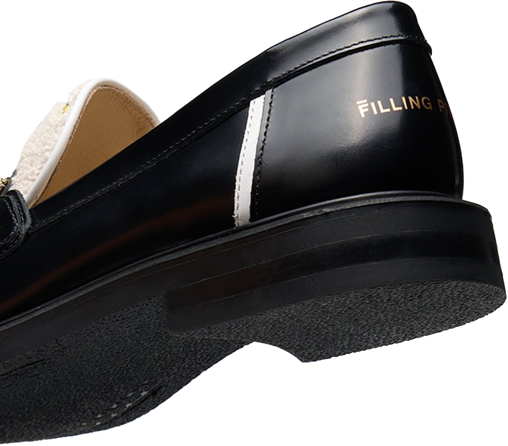 Filling Pieces Loafer Pepper Black Zwart