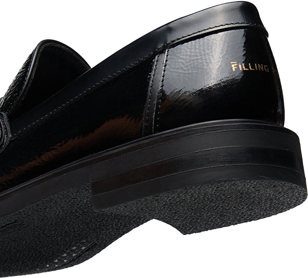 Filling Pieces Loafer Glace Black Zwart