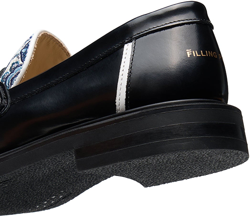 Filling Pieces Loafer Broken Plate Black Zwart
