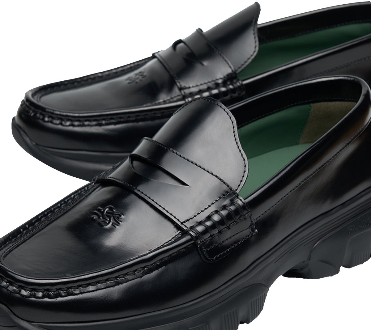 Filling Pieces Hybrid Loafer Polido Black Zwart