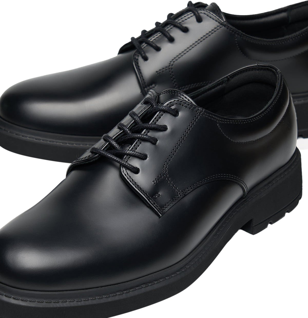 Filling Pieces Clean Derby Polido Black Zwart