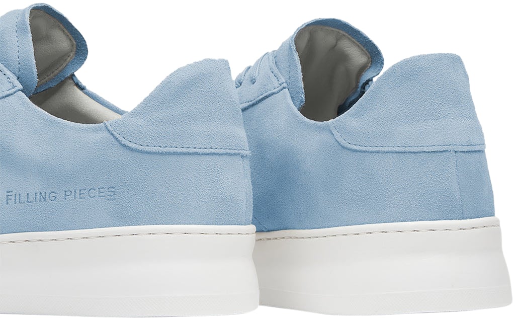 Filling Pieces Court Suede Sky Blue Blauw