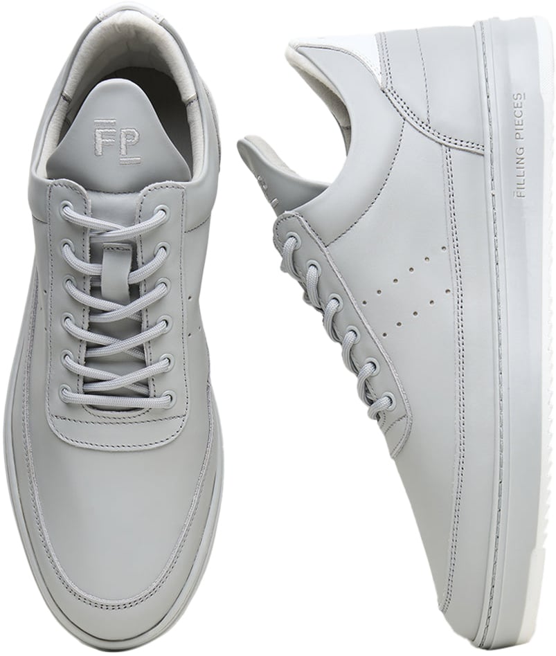 Filling Pieces Low Top Bianco All Grey Grijs