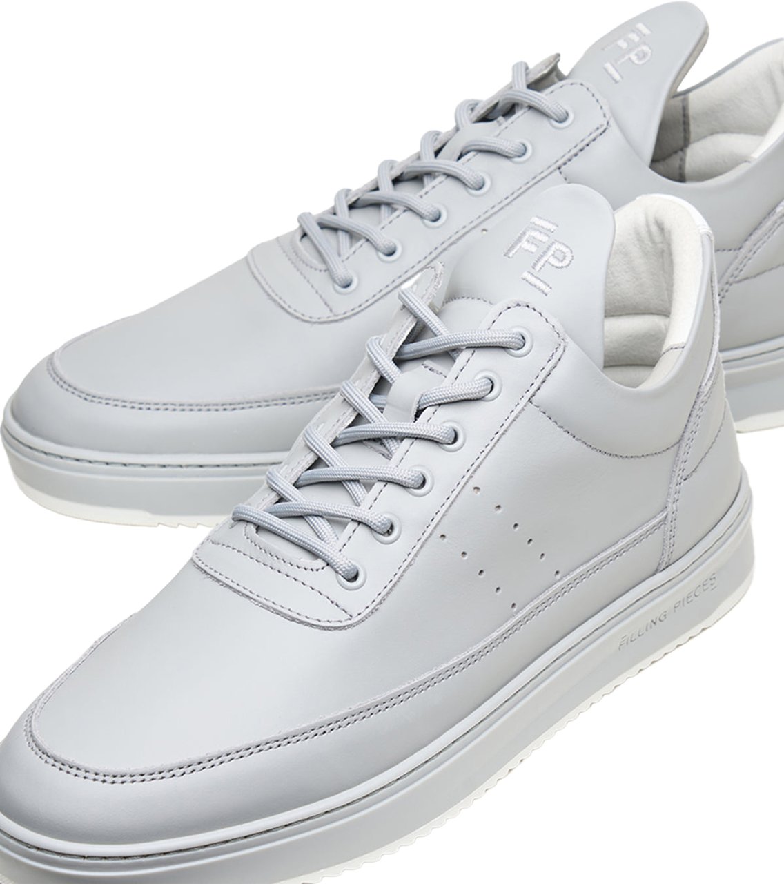 Filling Pieces Low Top Bianco All Grey Grijs