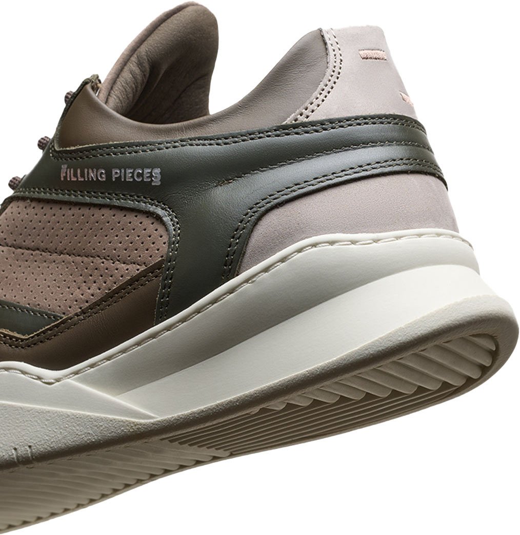 Filling Pieces Low Top Ghost Paneled Dark Green Groen