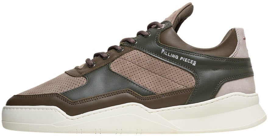 Filling Pieces Low Top Ghost Paneled Dark Green Groen