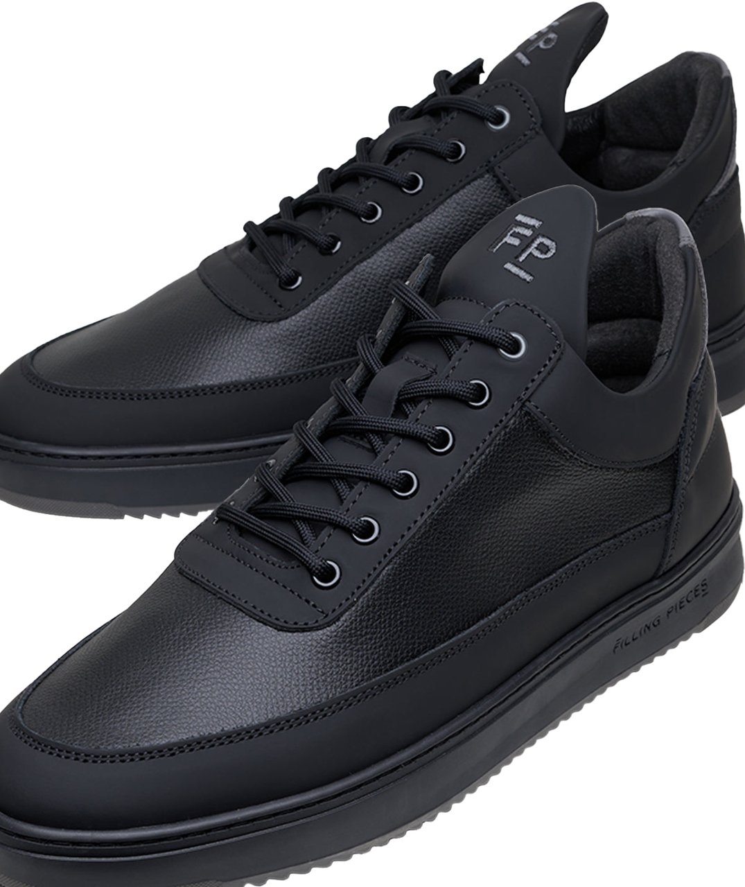 Filling Pieces Low Top Tech Crumbs Black Zwart