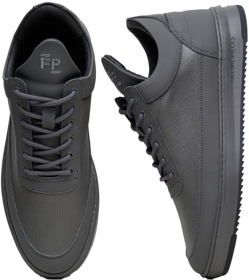 Filling Pieces Low Top Tech Crumbs All Grey Zwart