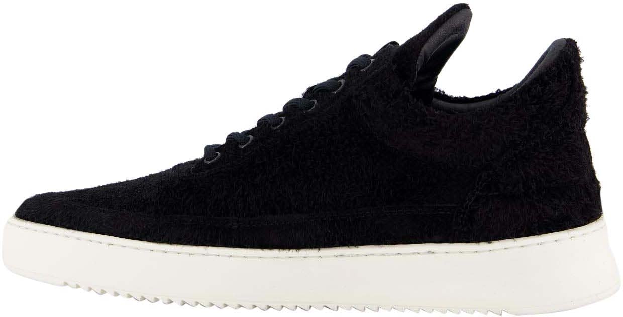 Filling Pieces Heren Fuzz Sneaker Zwart Zwart