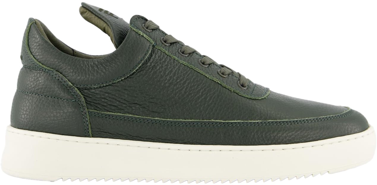 Filling Pieces Heren Low Top Grain Sneaker Groen Groen