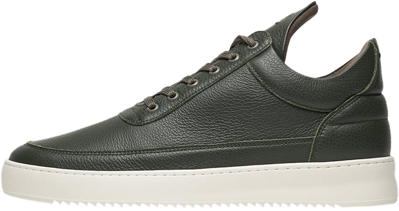 Filling Pieces Heren Low Top Grain Sneaker Groen Groen