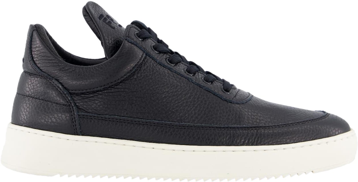 Filling Pieces Heren Low Top Grain Zwart