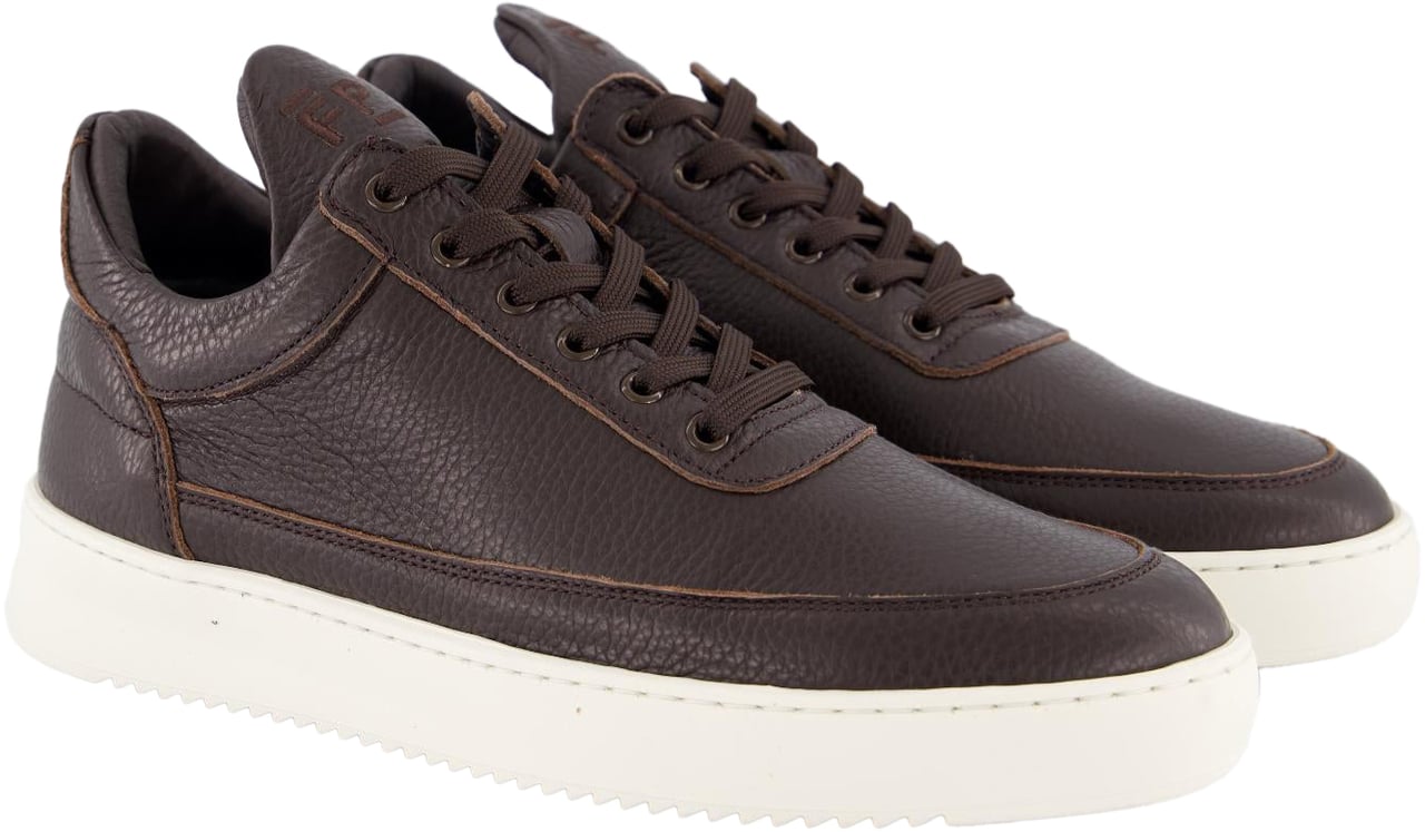 Filling Pieces Heren Low Top Grain Sneaker Bruin Bruin