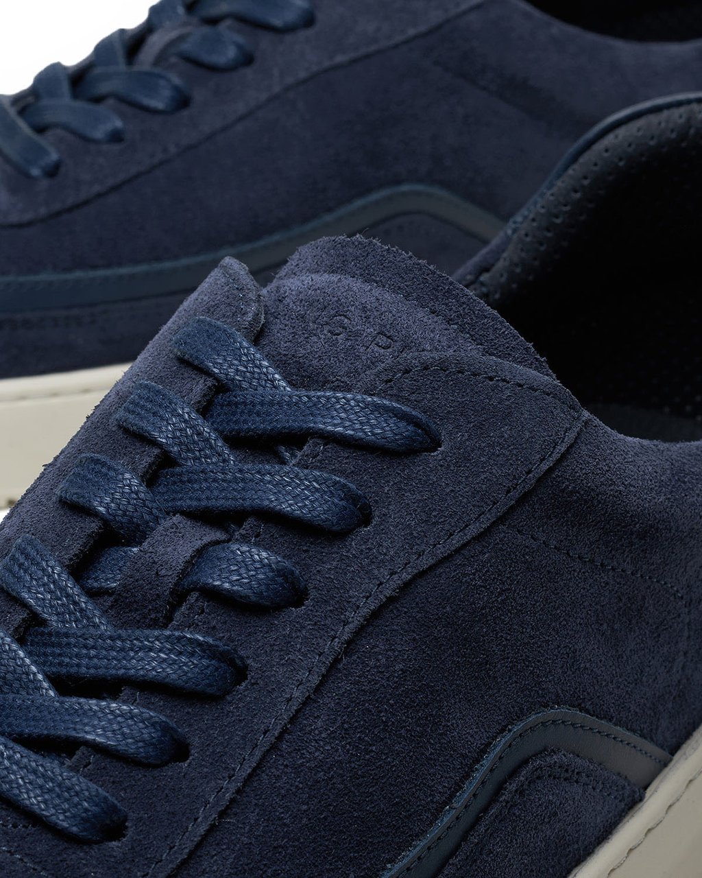Filling Pieces Mondo Stack Suede Navy Blauw