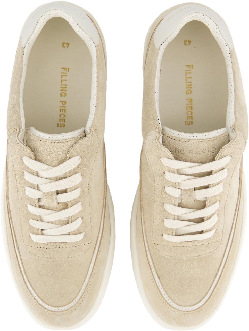 Filling Pieces Heren Mondo Stack Sneaker Beige Beige