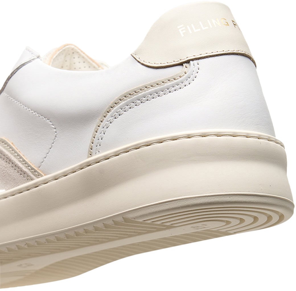 Filling Pieces Mondo Stack Nappa White / Off White Wit