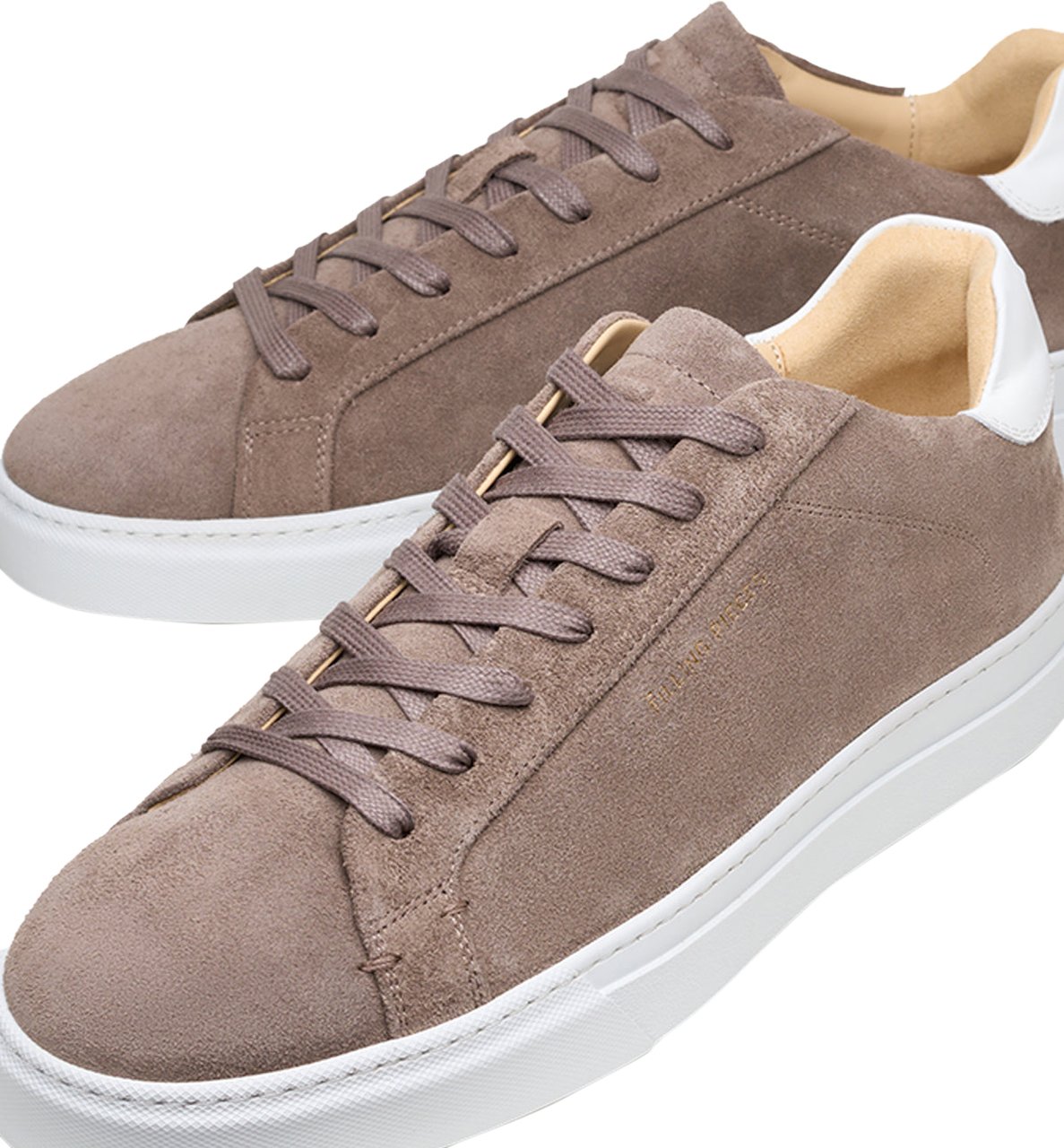 Filling Pieces Tiebreak Suede Almond Bruin