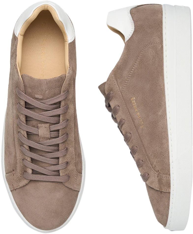 Filling Pieces Tiebreak Suede Almond Bruin