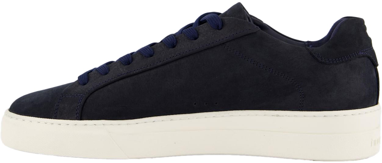 Filling Pieces Heren Tiebreak Grain Sneaker Blauw Blauw