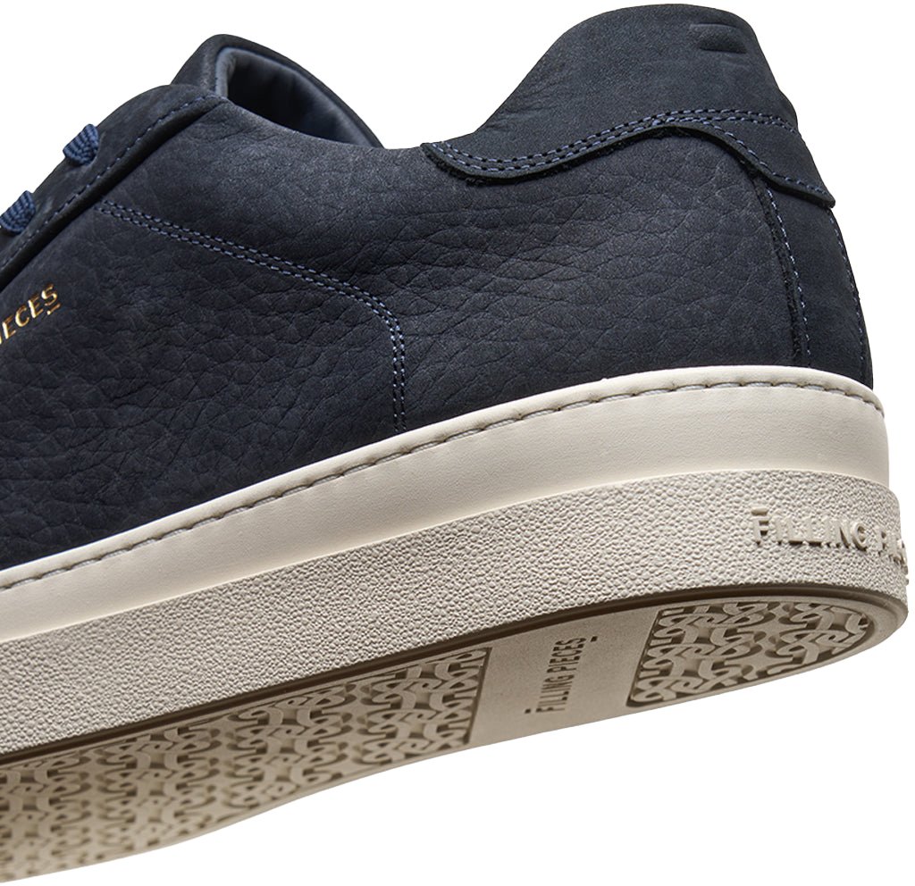 Filling Pieces Tiebreak Grain Navy Blauw