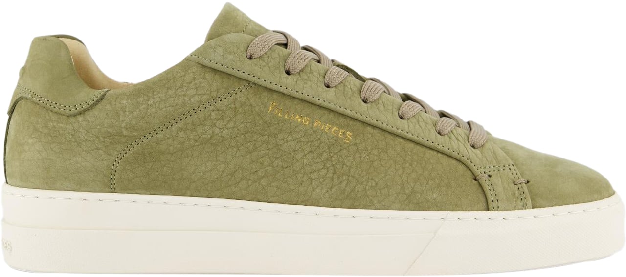 Filling Pieces Heren Tiebreak Grain Sneaker Groen Groen