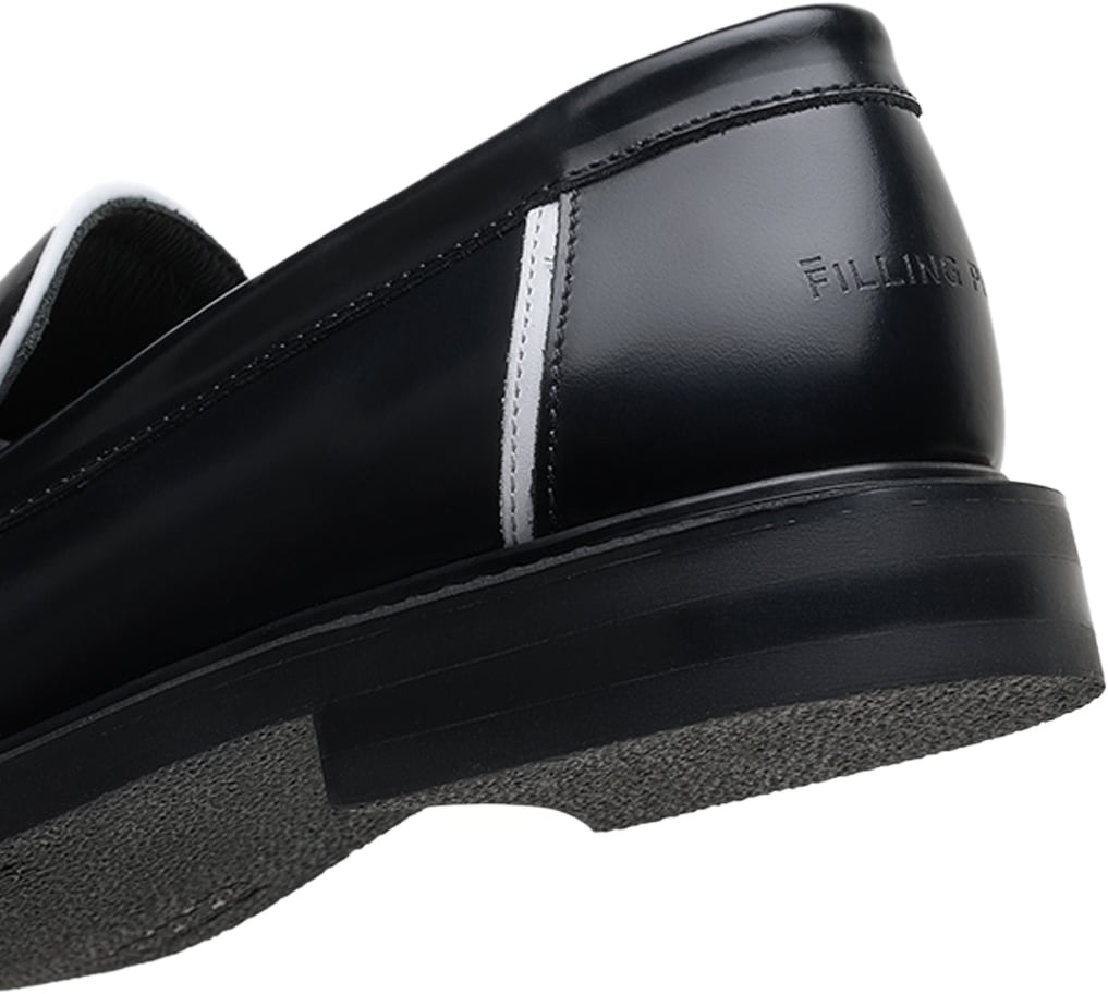 Filling Pieces Loafer Gowtu Studs Black Zwart