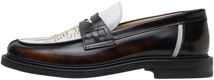 Filling Pieces Loafer Gowtu Studs Brown Bruin