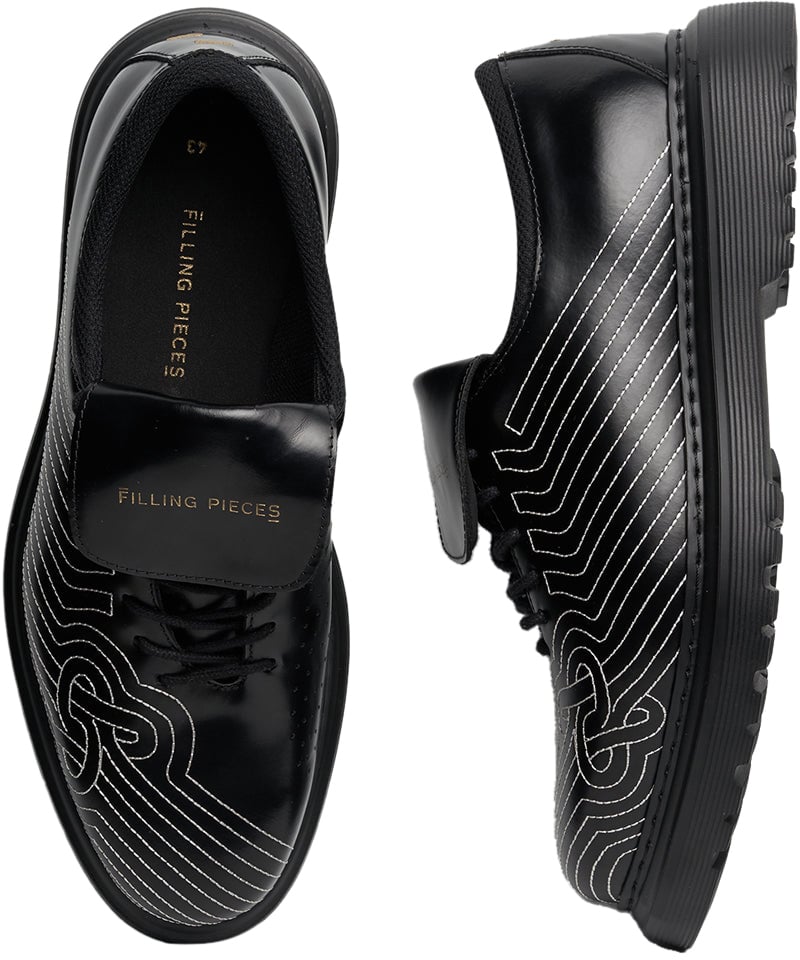 Filling Pieces Derby Football Black Zwart