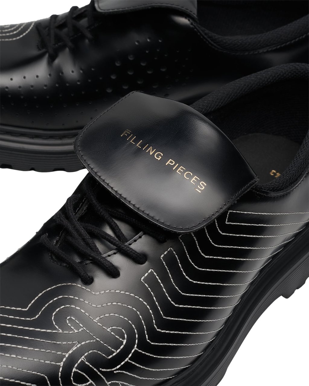 Filling Pieces Derby Football Black Zwart