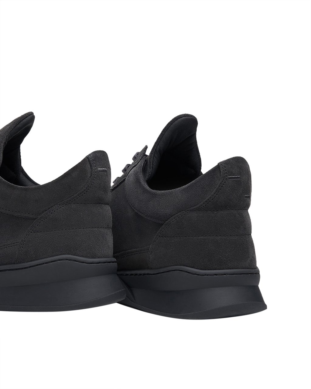 Filling Pieces Low Top Ghost Suede Dark Grey Grijs