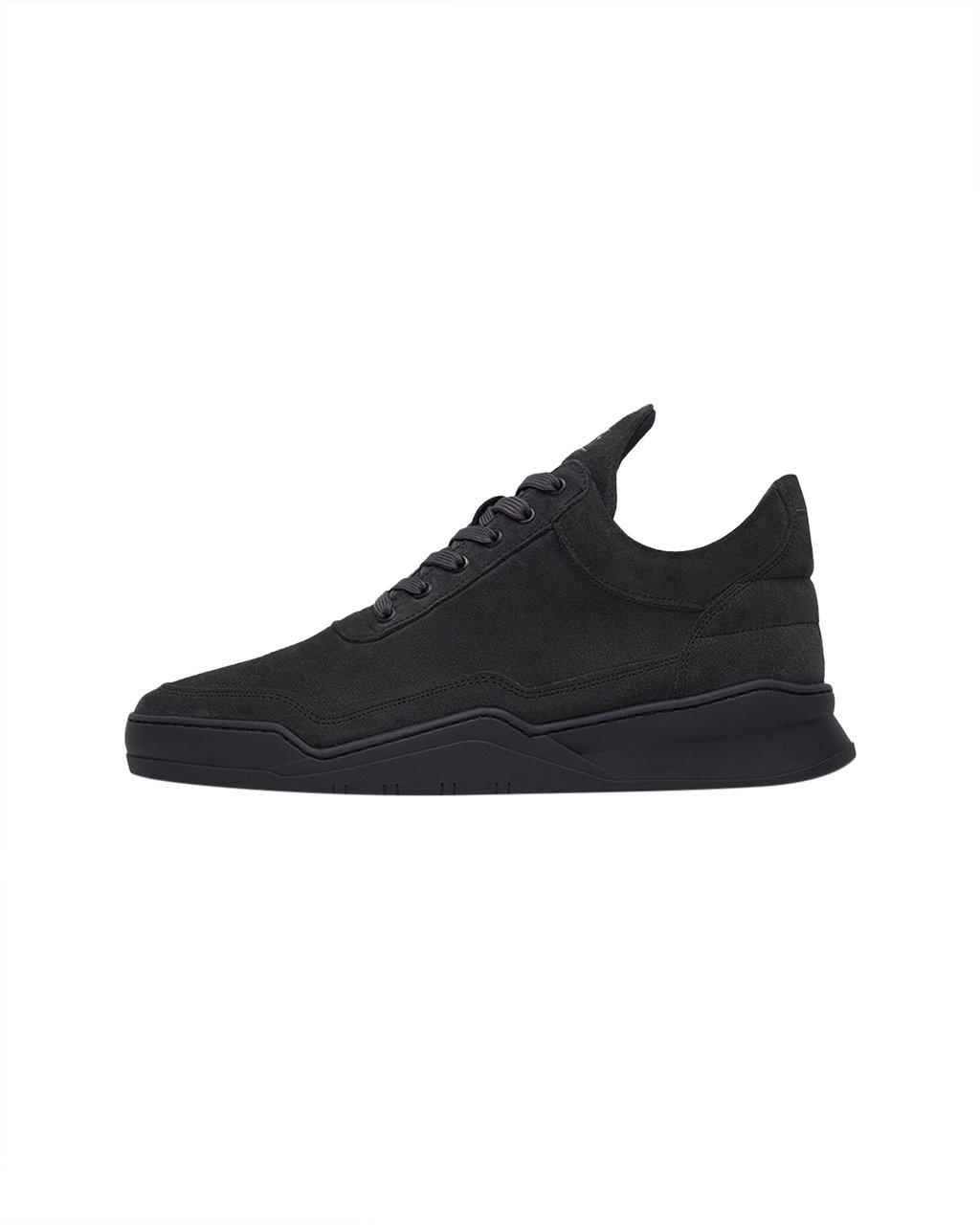 Filling Pieces Low Top Ghost Suede Dark Grey Grijs