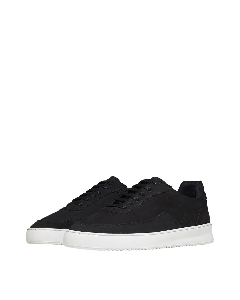 Filling Pieces Mondo 2.0 Ripple Nubuck Black Zwart