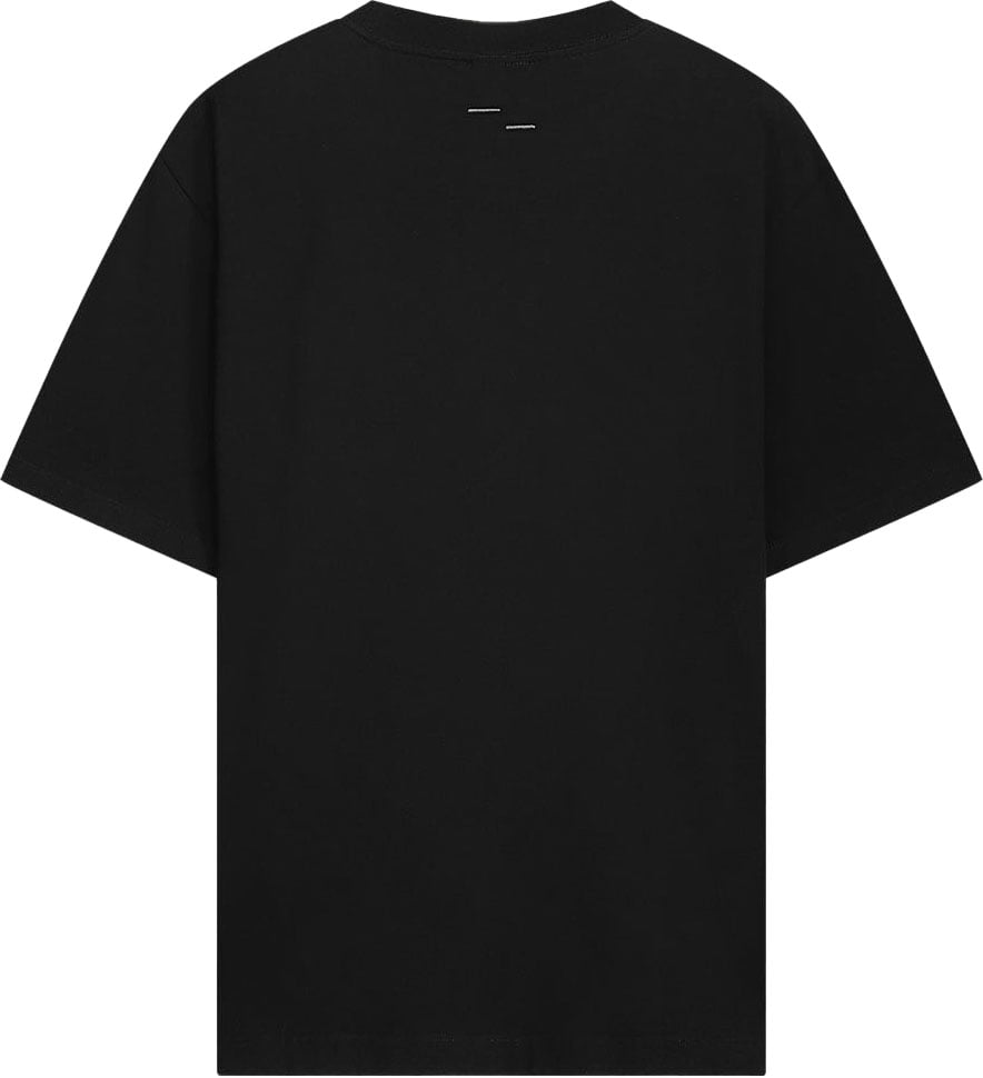 Filling Pieces T-shirt Embroidered Knot Black Zwart