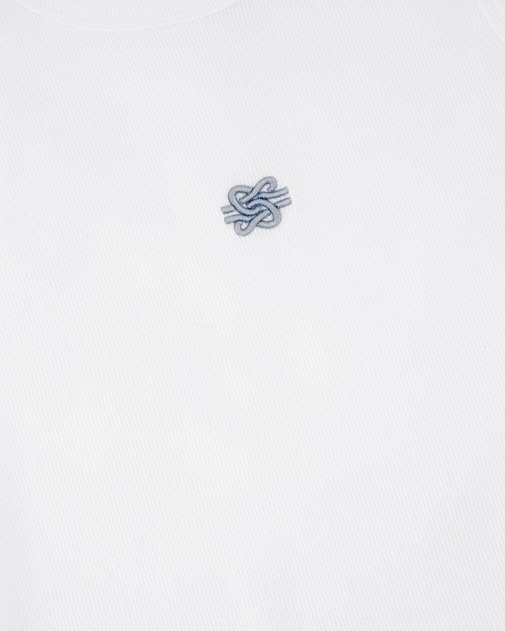 Filling Pieces Tank Top Knot White / Blue Blauw