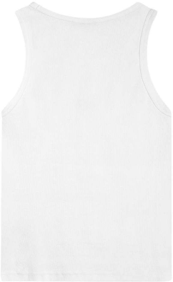 Filling Pieces Tank Top Knot White / Blue Blauw