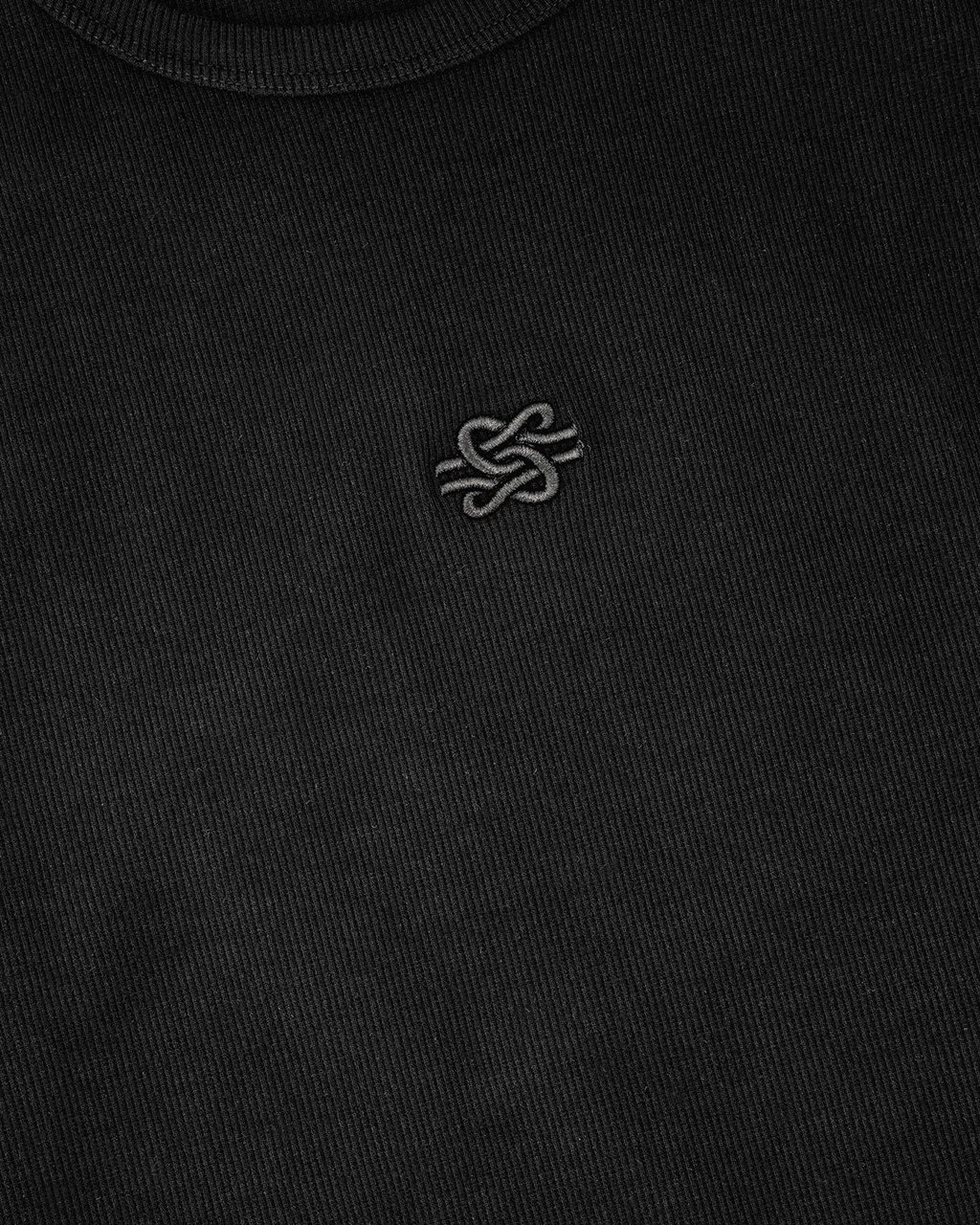 Filling Pieces Tank Top Knot Black Zwart