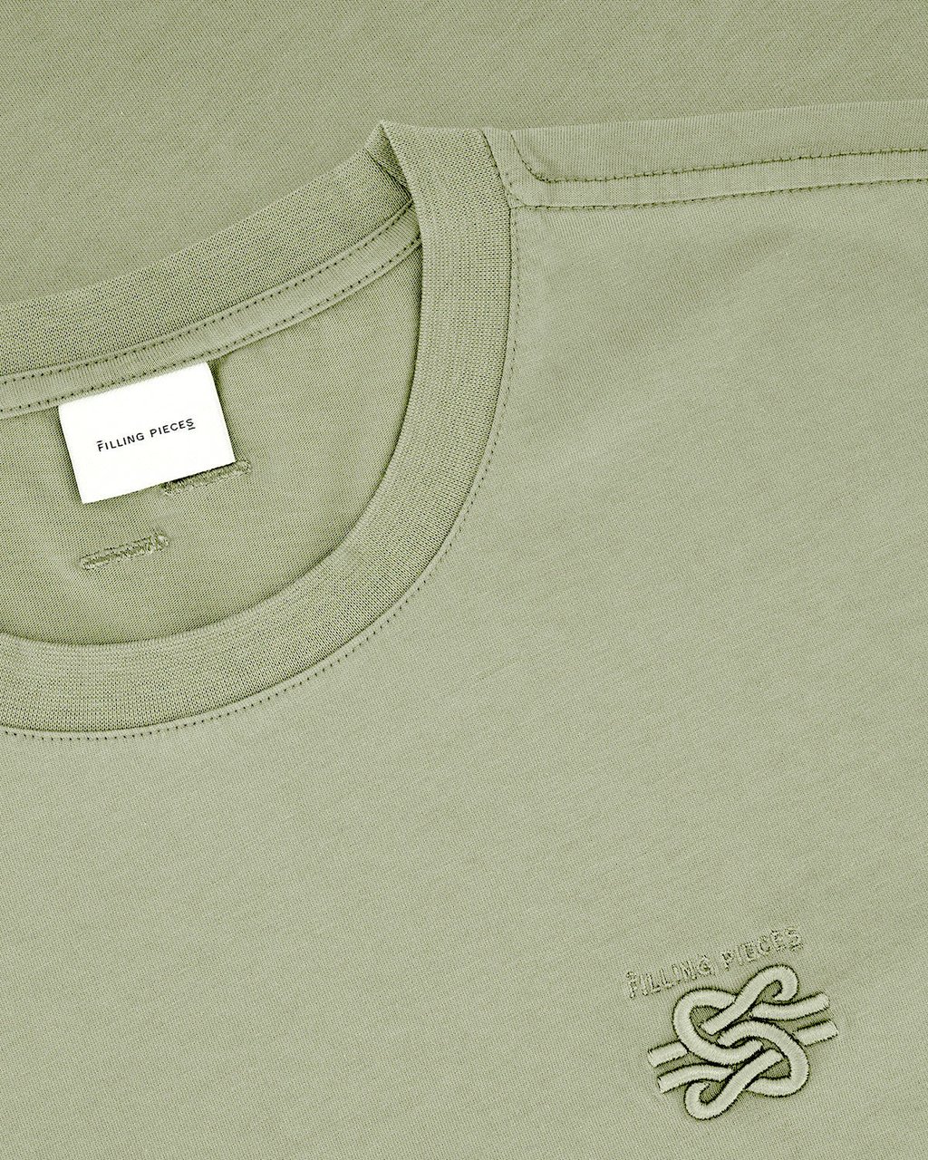 Filling Pieces T-shirt Embroidered Knot Tea Bruin