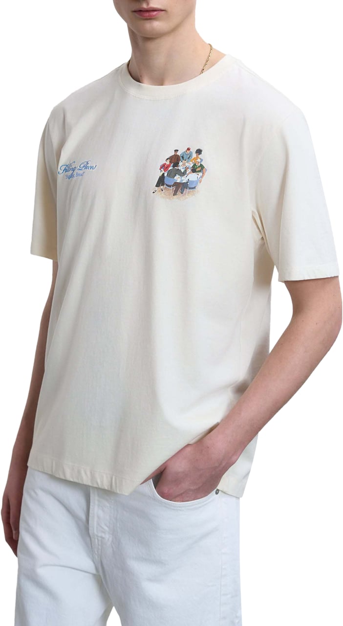 Filling Pieces T-shirt Supper Antique White Wit