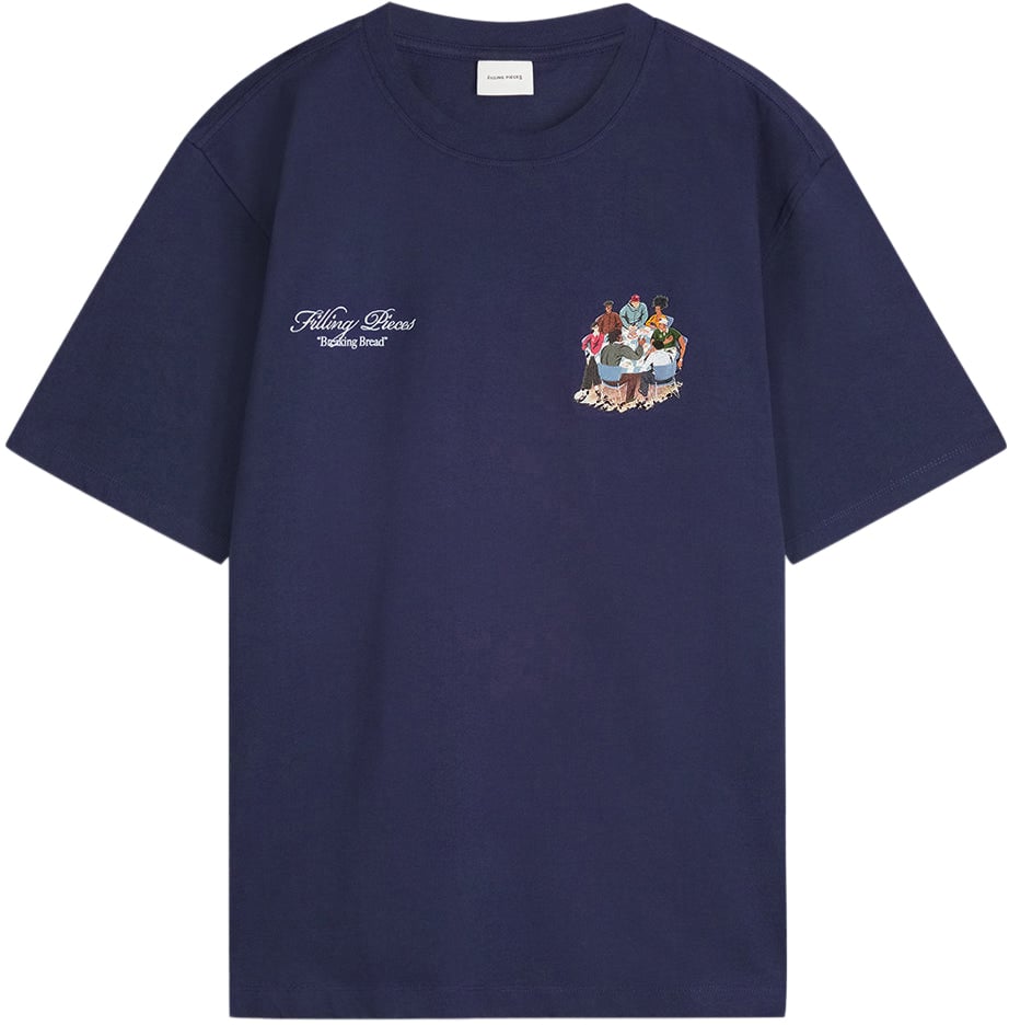 Filling Pieces T-shirt Supper Maritime Blue Blauw