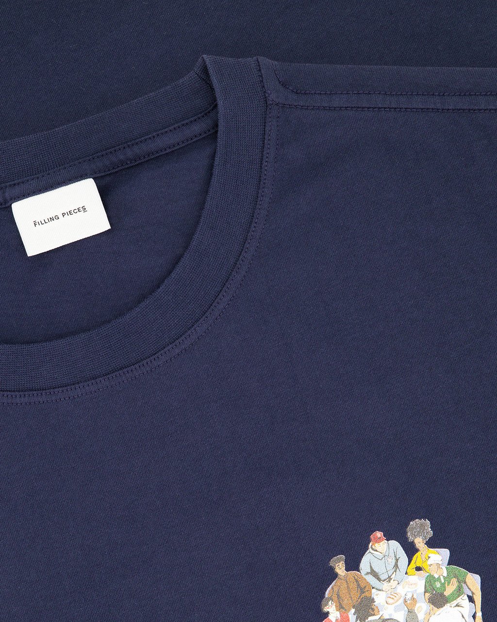 Filling Pieces T-shirt Supper Maritime Blue Blauw