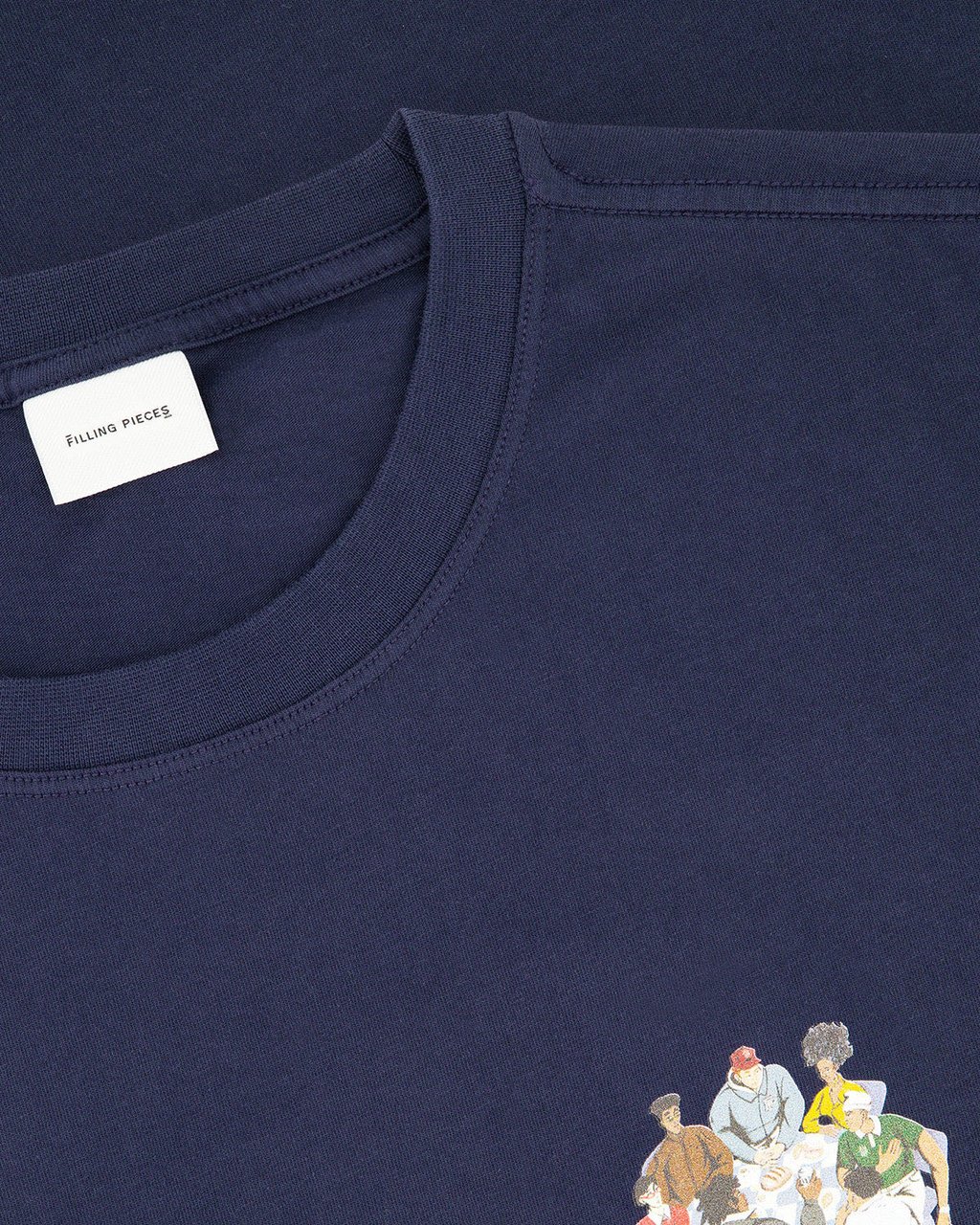 Filling Pieces T-shirt Supper Maritime Blue Blauw