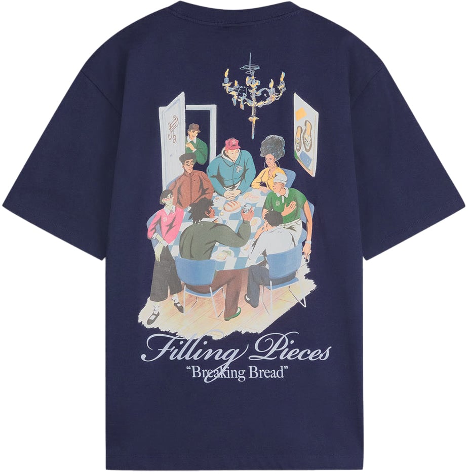 Filling Pieces T-shirt Supper Maritime Blue Blauw