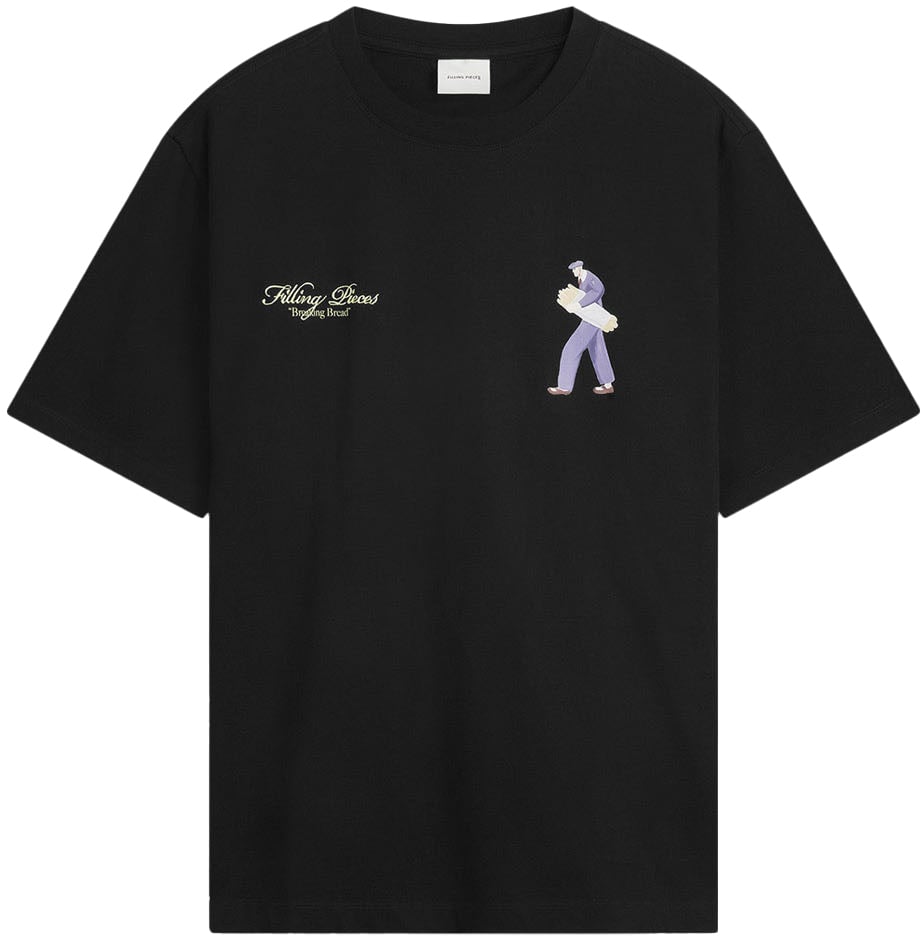 Filling Pieces T-shirt Bakery Black Zwart