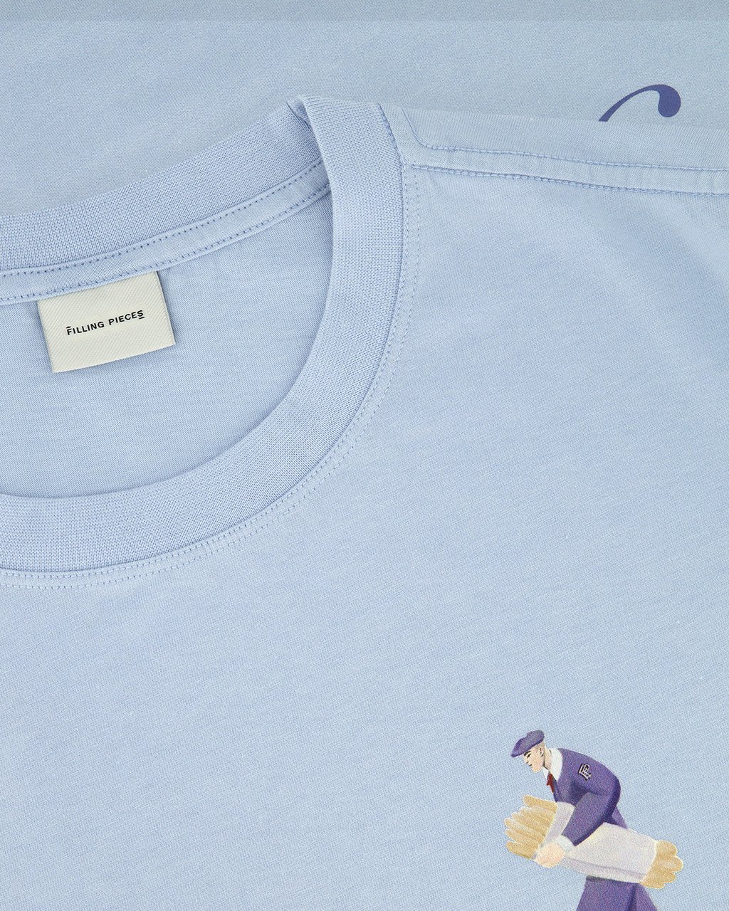 Filling Pieces T-shirt Bakery Skyway Blauw