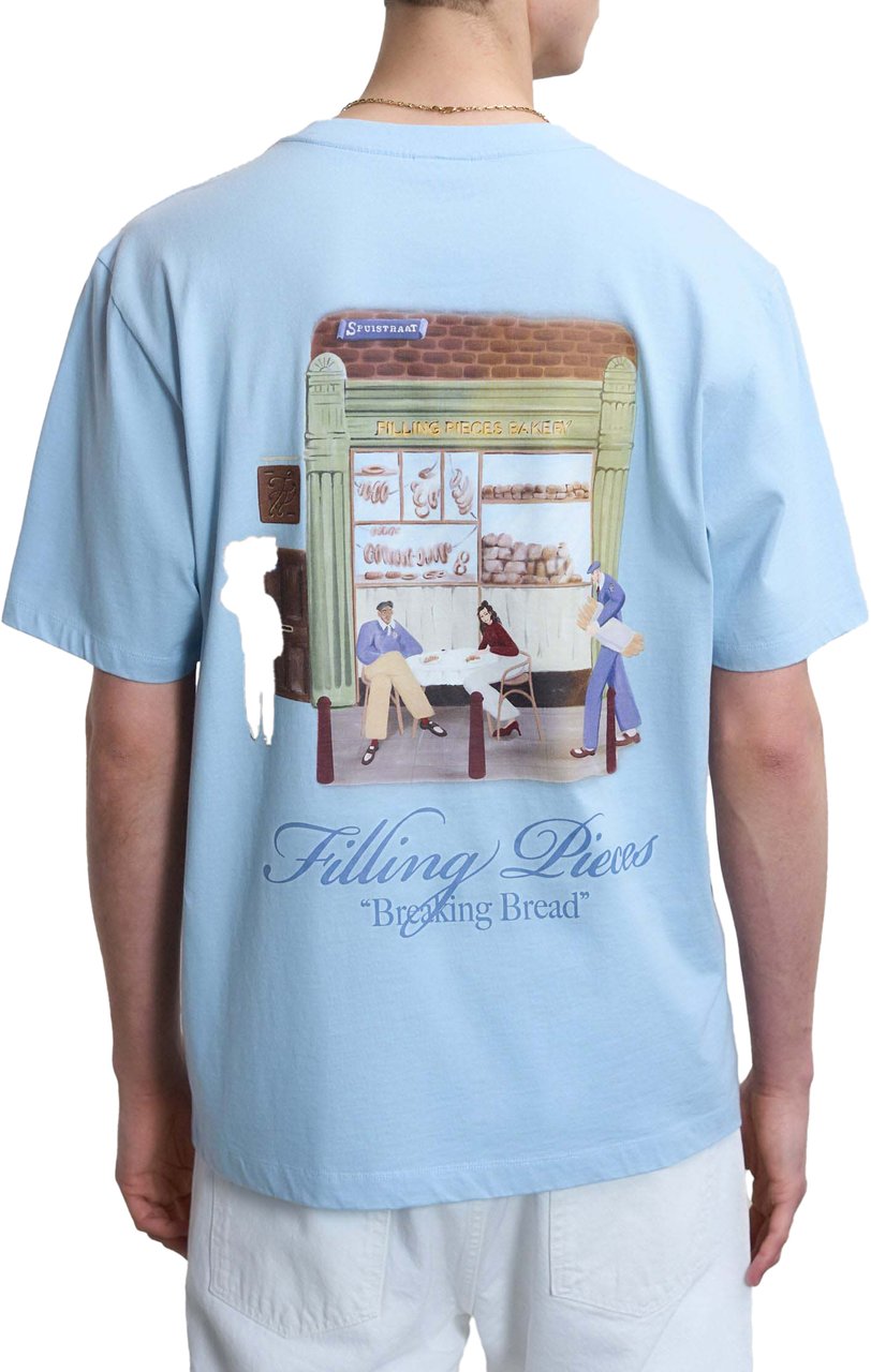 Filling Pieces T-shirt Bakery Skyway Blauw