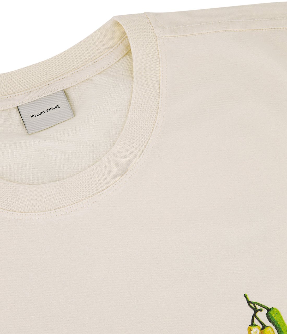 Filling Pieces T-shirt Pepper Antique White Wit