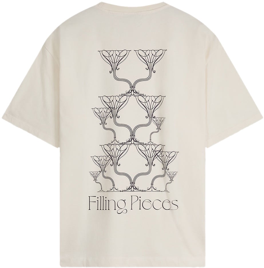 Filling Pieces T-shirt Champagne Antique White Wit